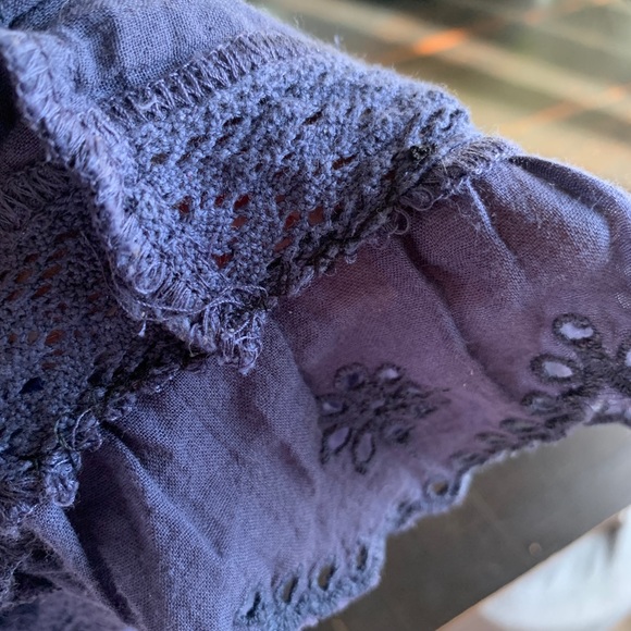 / Aerie Ruffle Eyelet Top | XXL - Picture 8 of 9